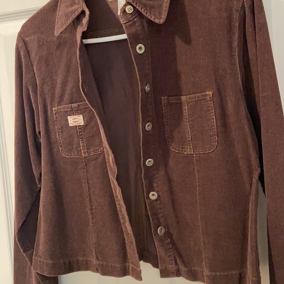 GASOLINE Cotton Brown Corduroy Jacket Size M - Picture 5 of 10